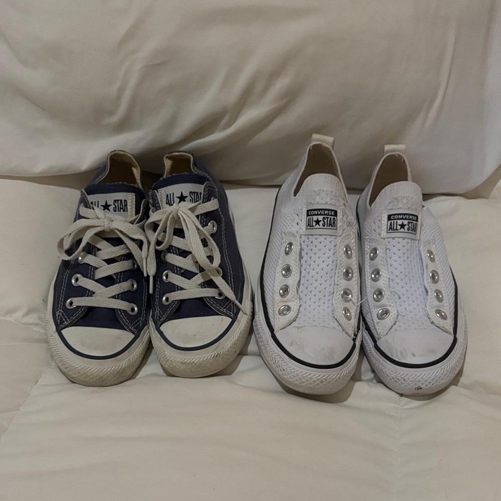 Converse All Star Sneakers - Blue and White Duo